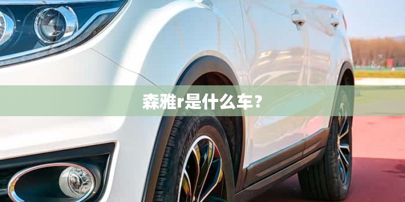 森雅r是什么车？