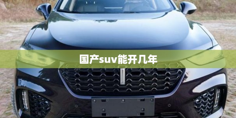 国产suv能开几年