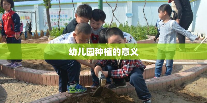 幼儿园种植的意义 幼儿园种植的意义