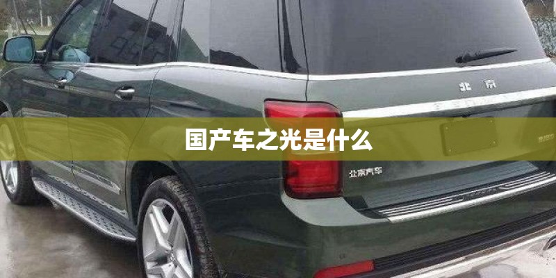 国产车之光是什么