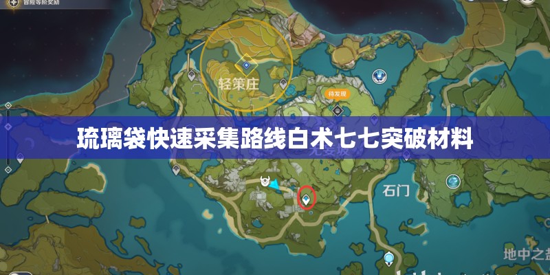 琉璃袋快速采集路线白术七七突破材料