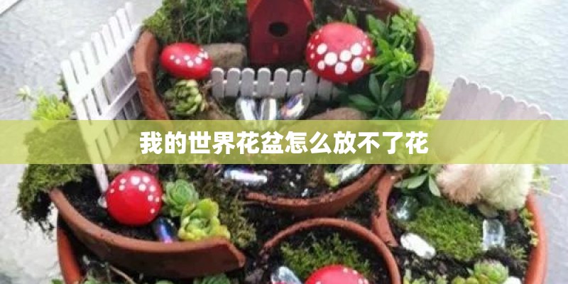 我的世界花盆怎么放不了花