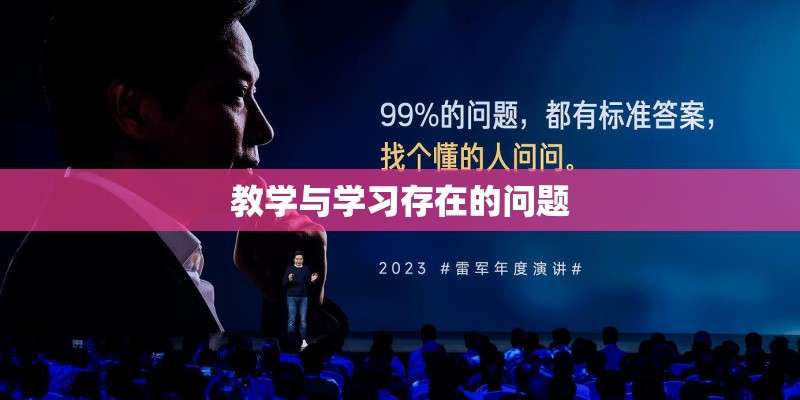 教学与学习存在的问题