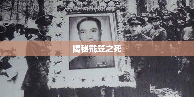 揭秘戴笠之死