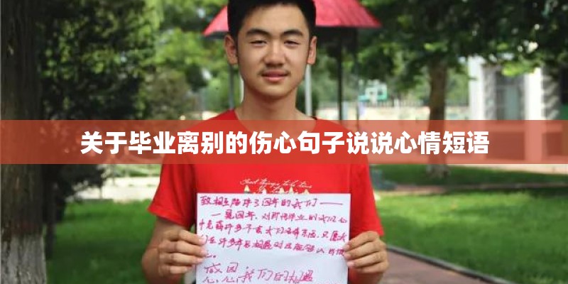 关于毕业离别的伤心句子说说心情短语