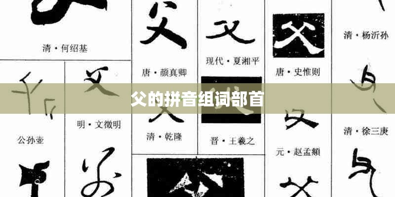 父的拼音组词部首