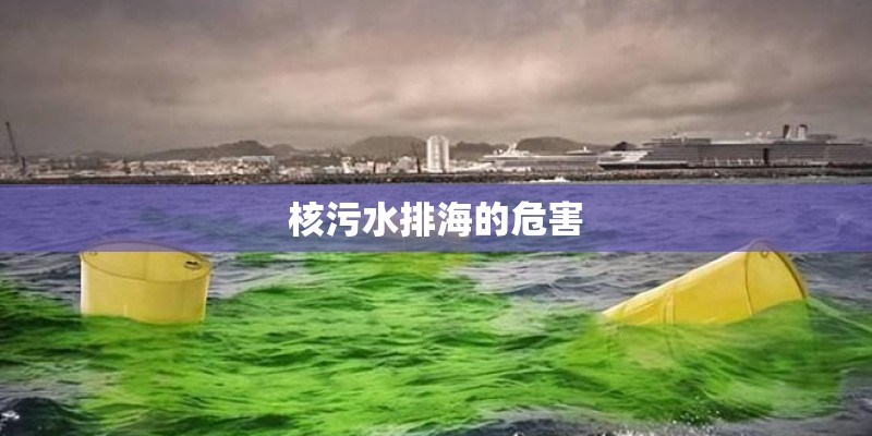 核污水排海的危害