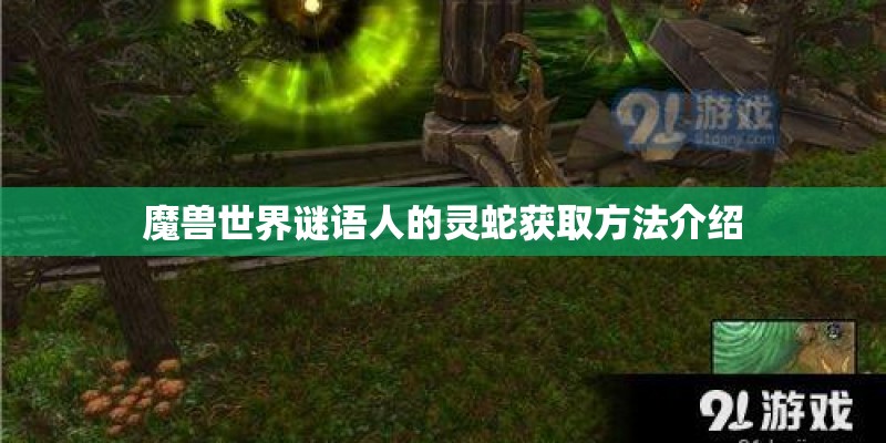 魔兽世界谜语人的灵蛇获取方法介绍