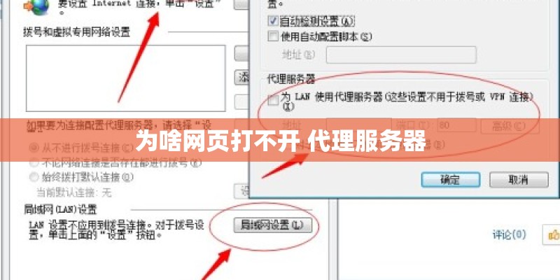 为啥网页打不开 代理服务器