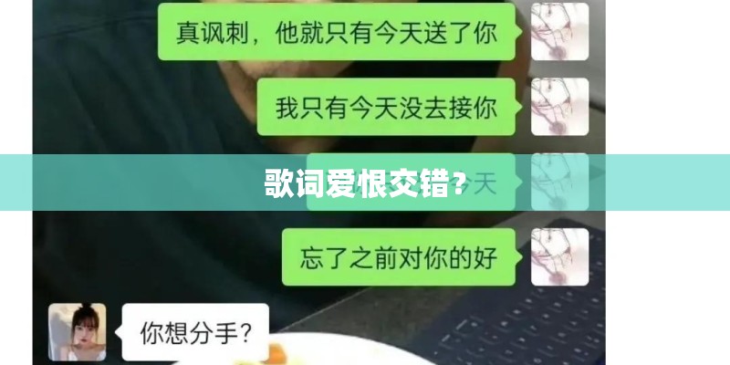 歌词爱恨交错？