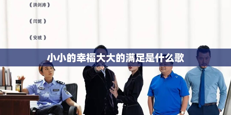 小小的幸福大大的满足是什么歌