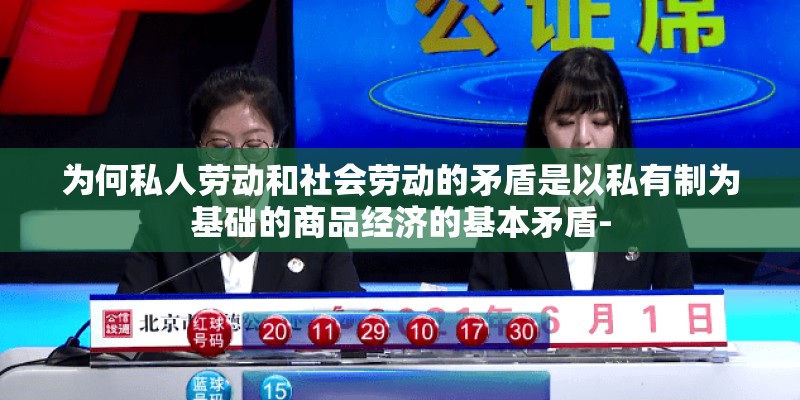 为何私人劳动和社会劳动的矛盾是以私有制为基础的商品经济的基本矛盾-
