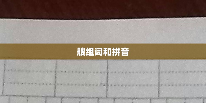 艘组词和拼音