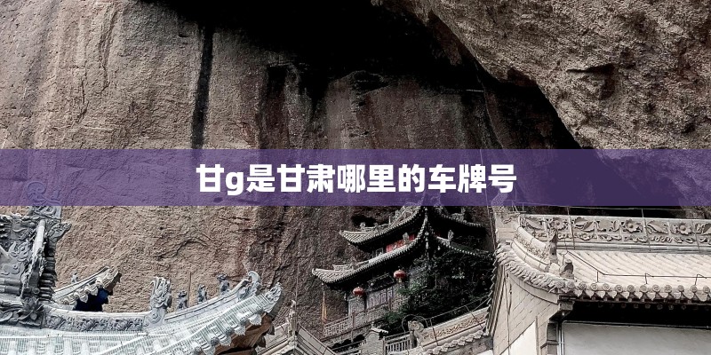 甘g是甘肃哪里的车牌号