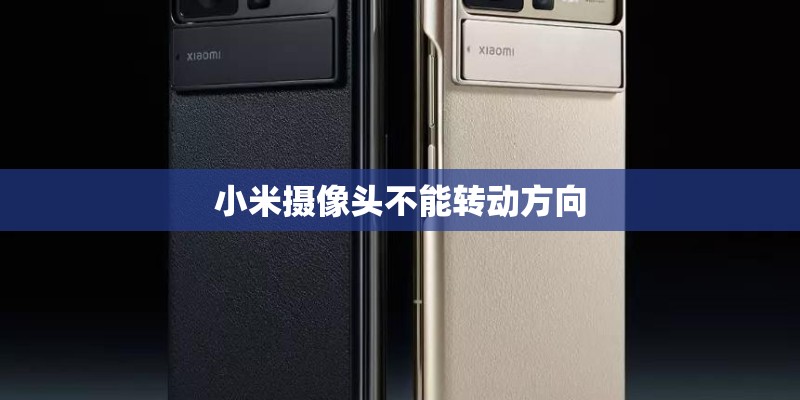 小米摄像头不能转动方向