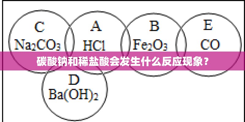 碳酸钠和稀盐酸会发生什么反应现象？