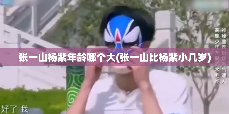张一山杨紫年龄哪个大(张一山比杨紫小几岁)