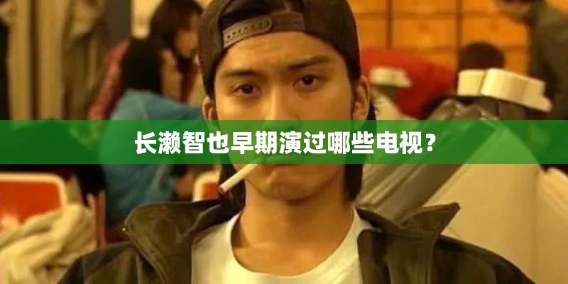 长濑智也早期演过哪些电视？