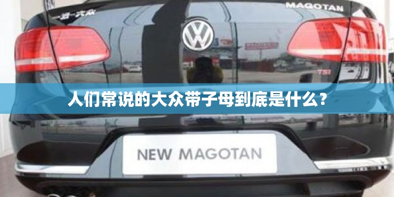 人们常说的大众带子母到底是什么？