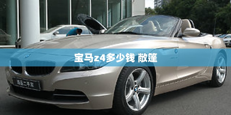 宝马z4多少钱 敞篷