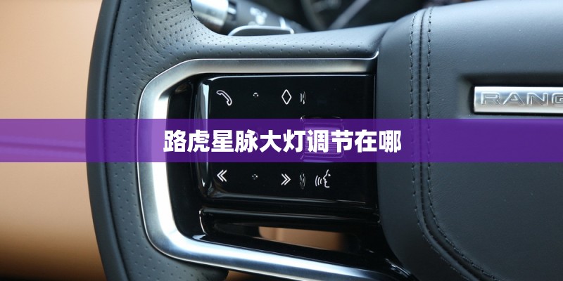 路虎星脉大灯调节在哪