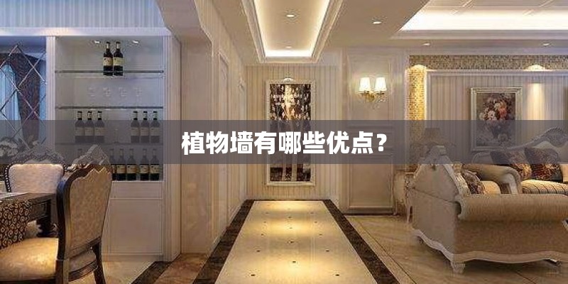 植物墙有哪些优点？
