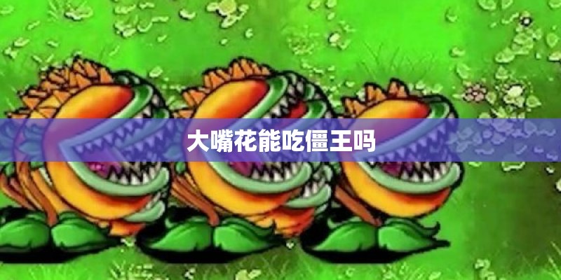 大嘴花能吃僵王吗