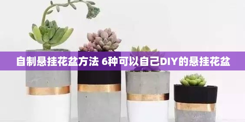 自制悬挂花盆方法 6种可以自己DIY的悬挂花盆