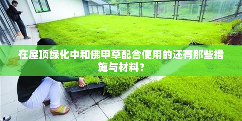 在屋顶绿化中和佛甲草配合使用的还有那些措施与材料？