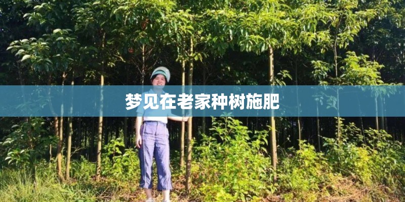梦见在老家种树施肥