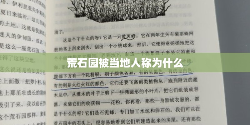 荒石园被当地人称为什么