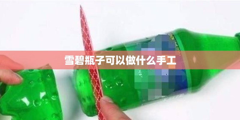 雪碧瓶子可以做什么手工